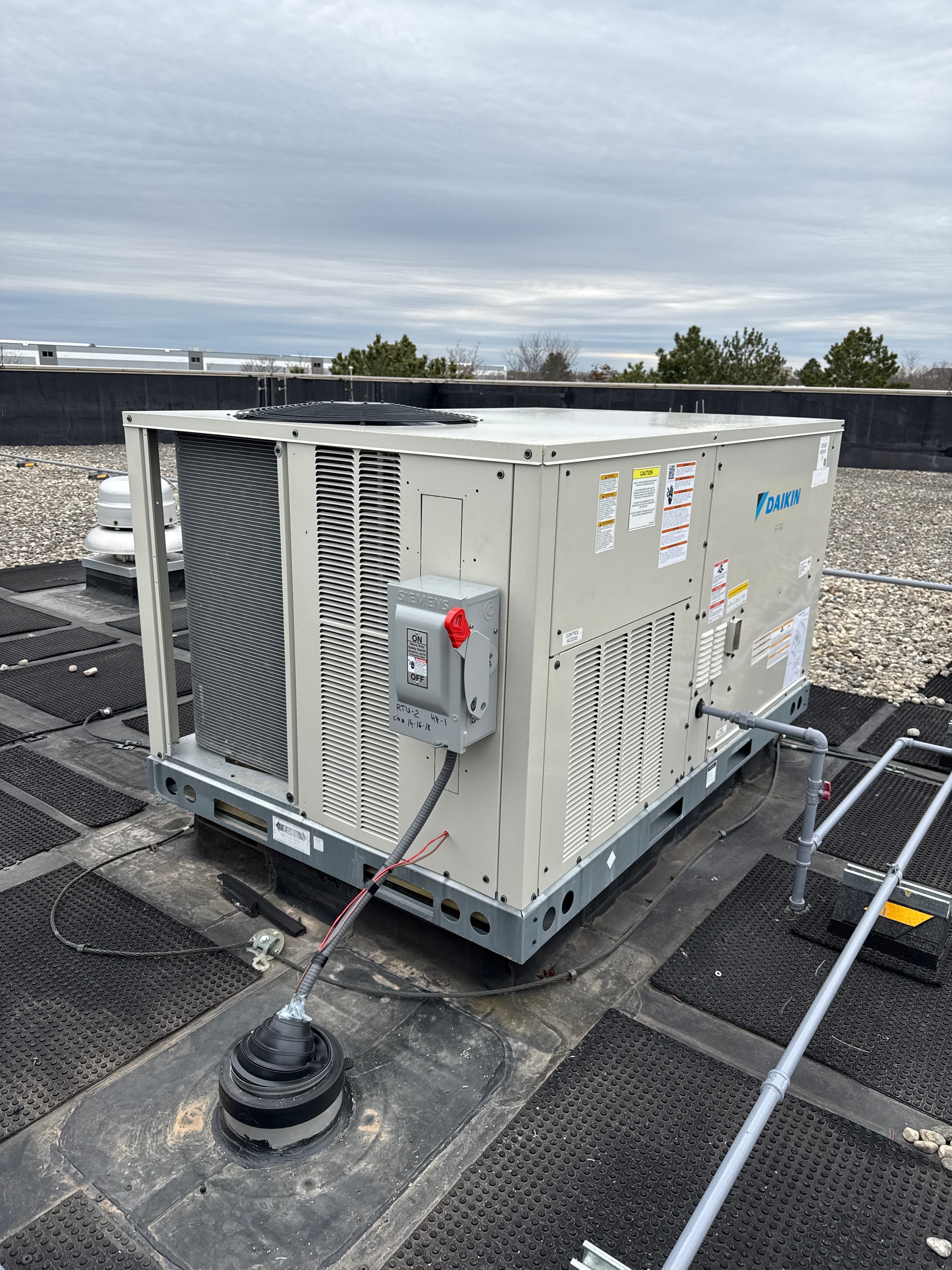 Commercial AC electrical installation with high-capacity wiring by licensed contractor in Chicago business